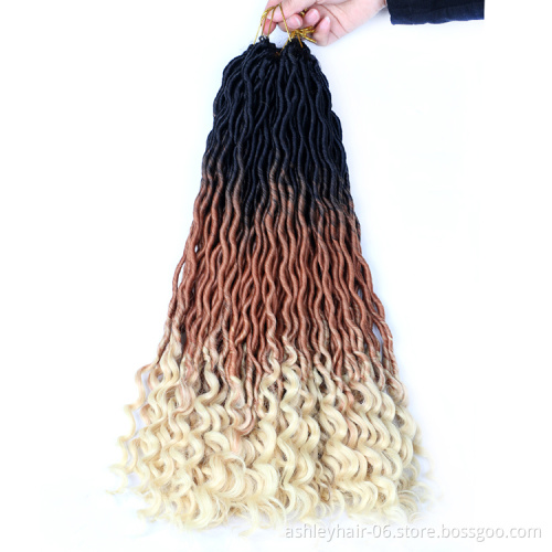 Julianna Loc Wavy Gypsy Goddess Locs Hair With Curly Ends Suppliers Burgundy Cheap #30 Crochet Braids Hair Wavy Gypsy Locs